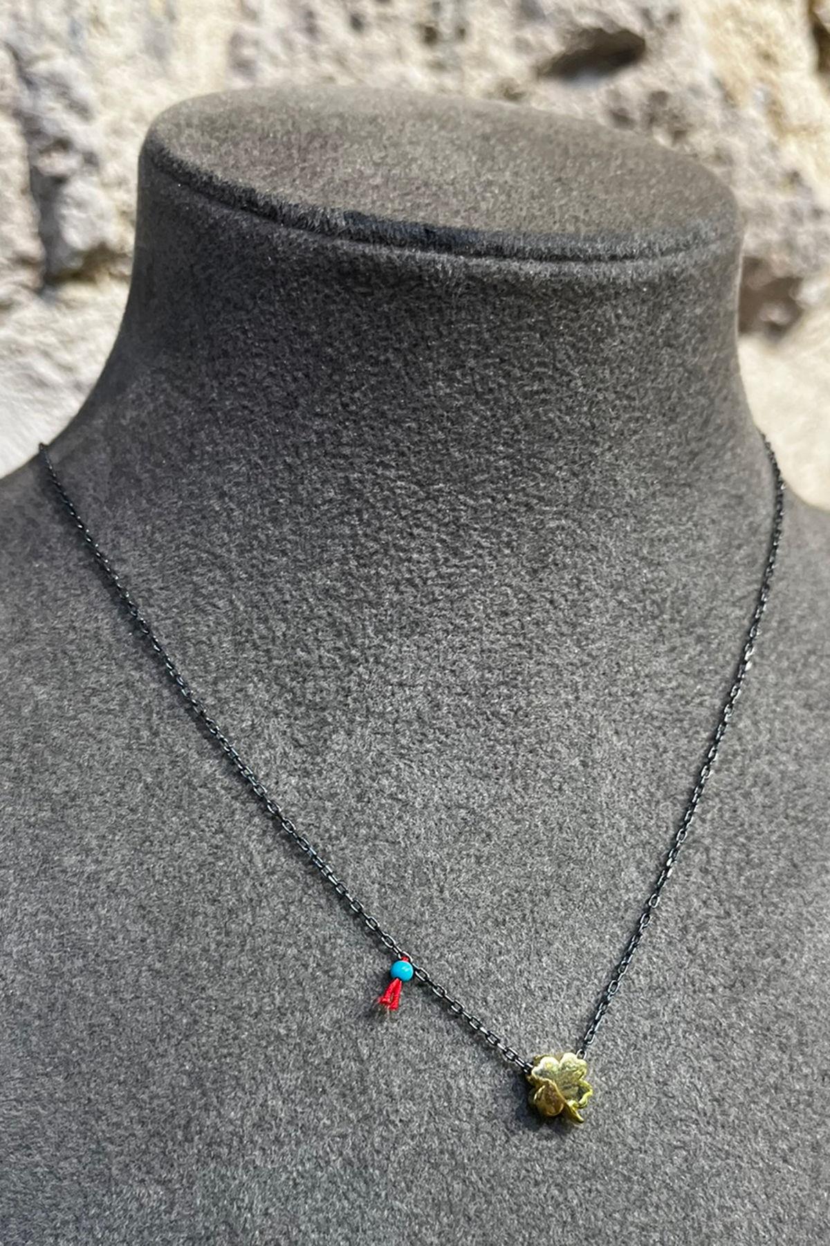 Yonca Model Gümüş Kolye By-8740