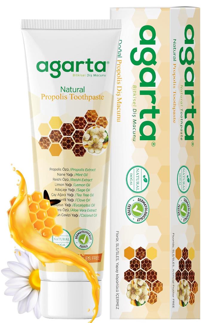 AGARTA DOĞAL DİŞ MACUNU PROPOLİSLİ 100 ML