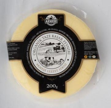 AKMEŞE ORGANİK TAZE KAŞAR PEYNİRİ 200 GR