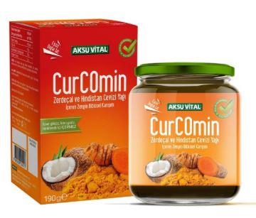 AKS  CURCOMİN ZERDEÇAL&HİND.CEVİZ KREM MACUN 190G