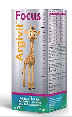 ARGİVİT FOCUS TAKVİYE EDİCİ ŞURUP 150 ML
