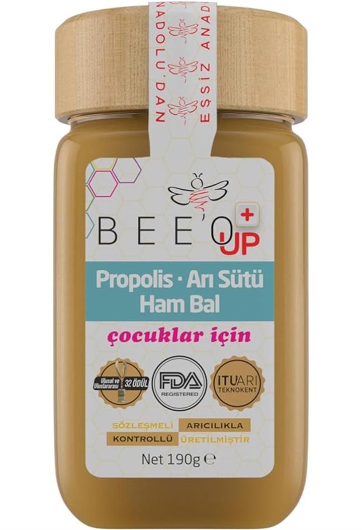 BEEO PROPOLİS ARI SÜTÜ HAM BAL ÇOCUK 190 GR