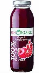 BENORGANİK NAR SUYU 250 ML