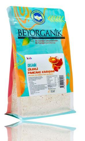 BEYORGANİK ÇİLEKLİ PANKEK KARIŞIMI 200 GR