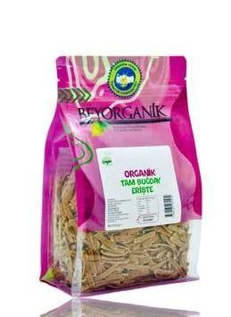 BEYORGANİK  ERİŞTE KEPEKLİ 500 GR