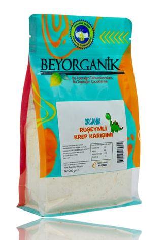 BEYORGANİK  RUŞEYMLİ KREP KARIŞIMI BEYAZ KRAFT 200 GR
