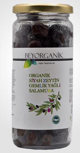 BEYORGANİK  SİYAH ZEYTİN YAĞLI SALAMURA 310 GR