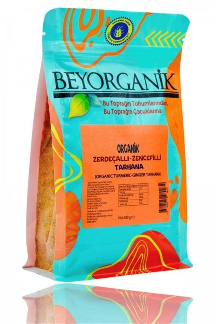 BEYORGANİK  ZENCEFİLLİ ZERDEÇALLI TARHANA JELATİN 300 GR