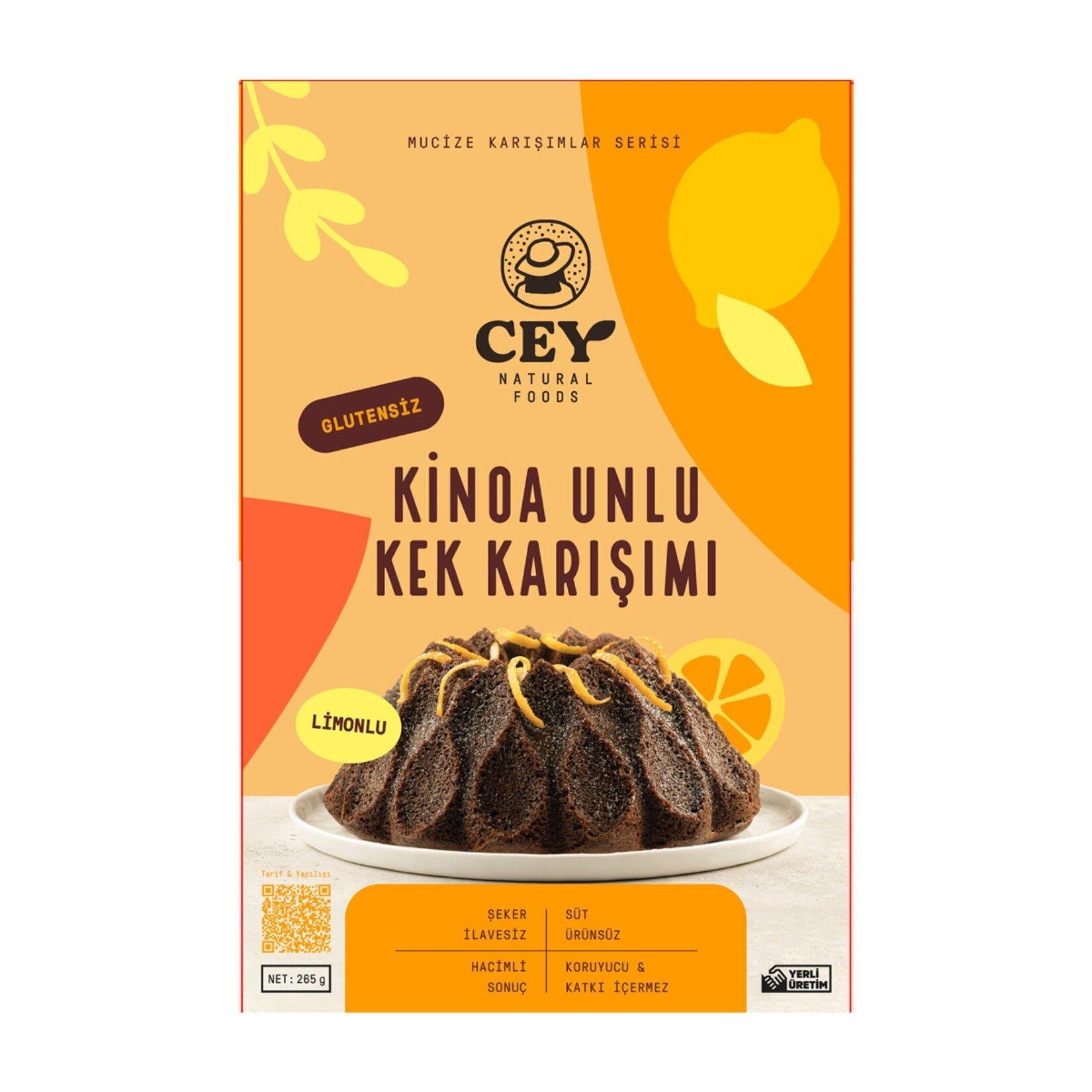 CEYNATURAL KİNOA UNLU KEK KARIŞIMI 265 GR