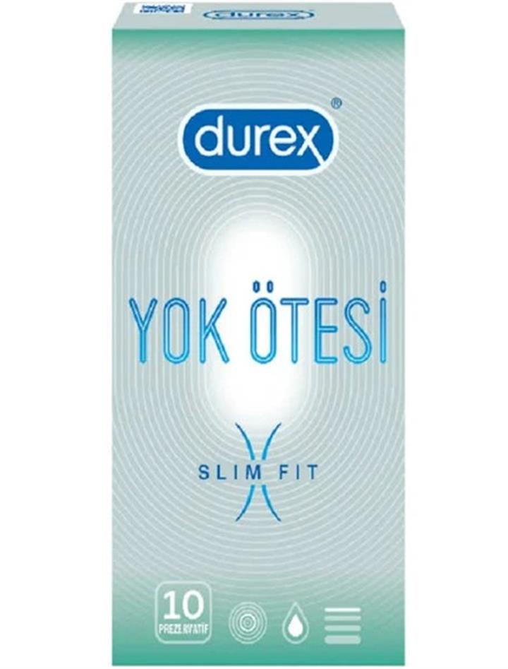DUREX PREZERVATIF YOK OTESI SLIM FIT 10 LU
