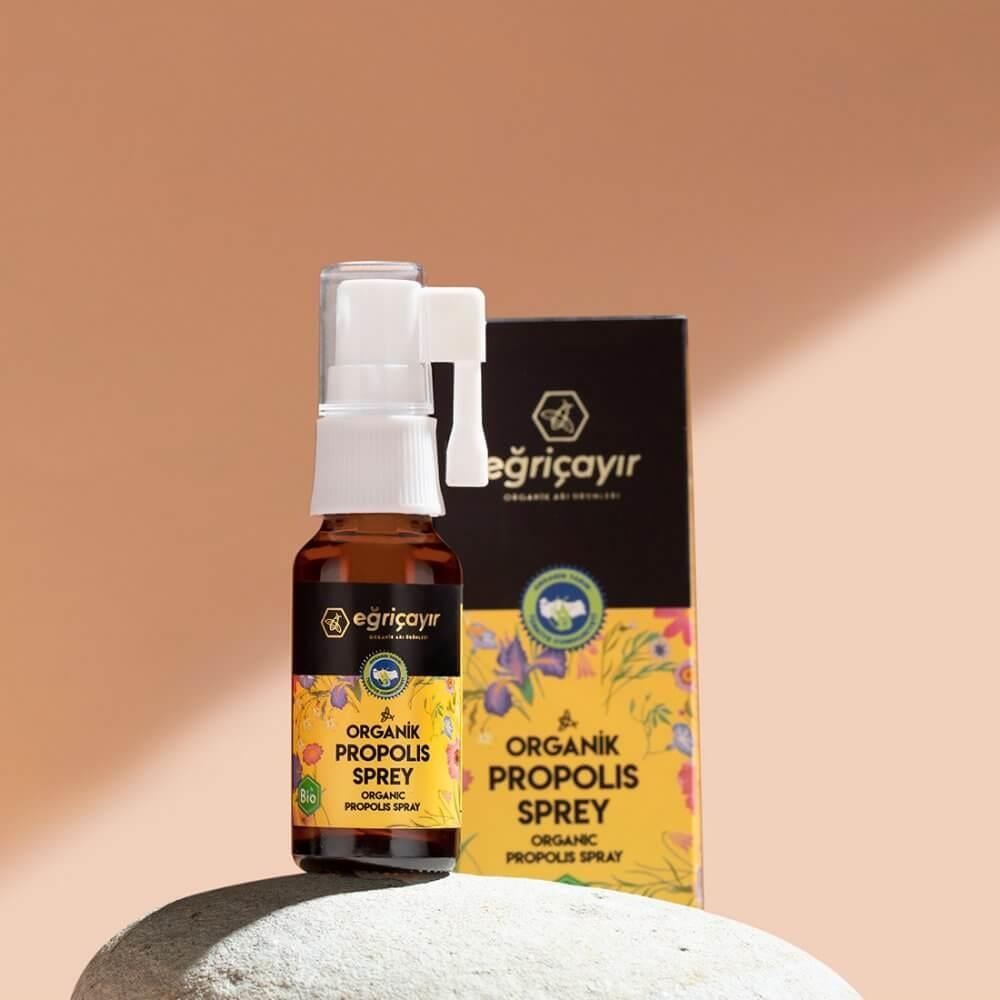 EĞRİÇAYIR ORGANİK PROPOLİS BOĞAZ SPREY 20 ML