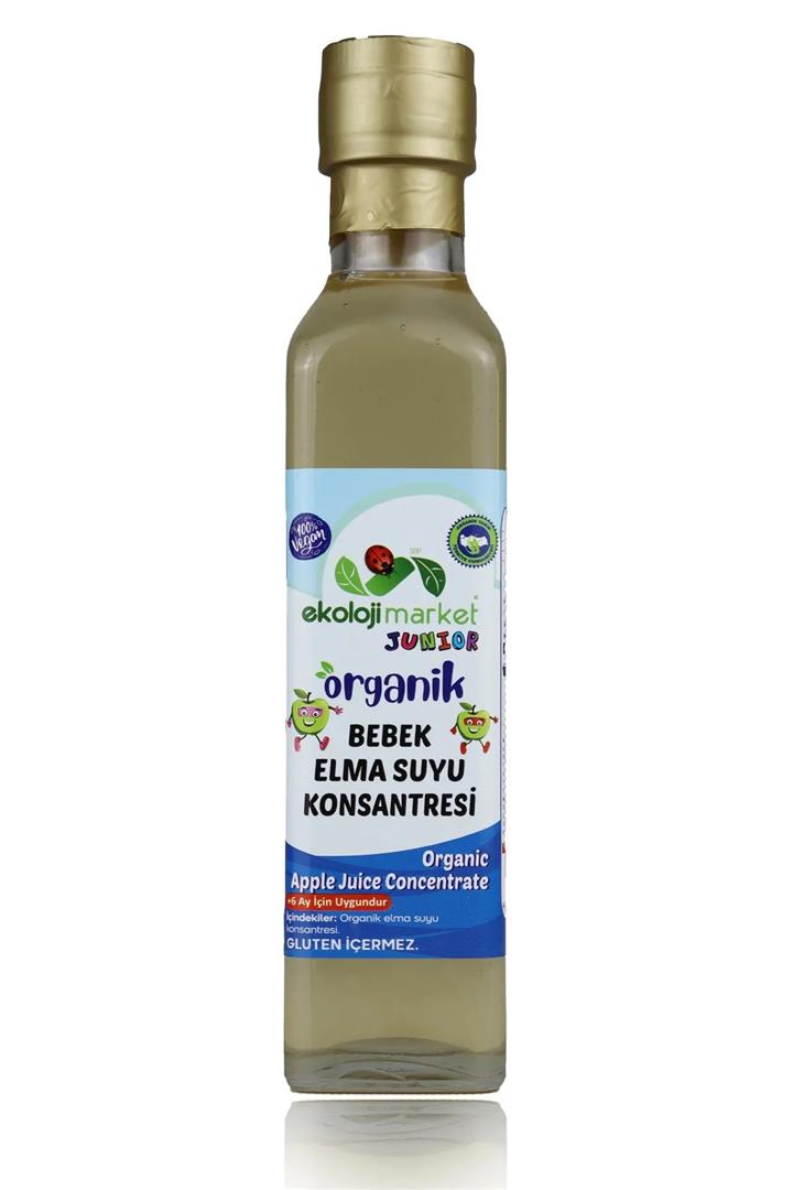 EKOLOJİ MARKET BEBEK ELMA SUYU KONSANTRESİ 340 GR