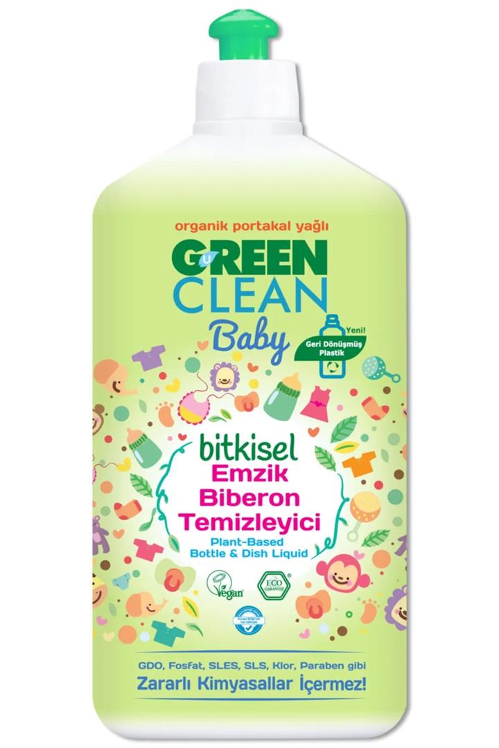 GREEN CLEAN BABY EMZİK BİBERON TEMİZLEYİCİ 500 ML