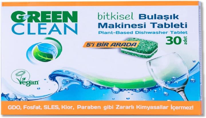 GREEN CLEAN BULAŞIK MAKİNESİ TABLET 30 LU
