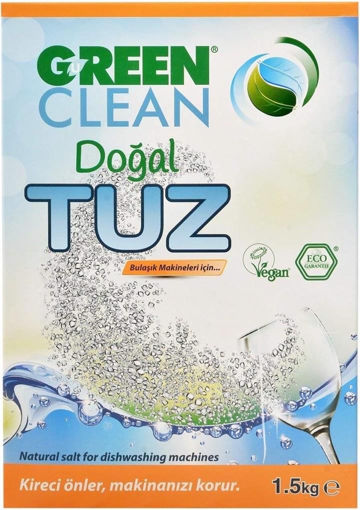 GREEN CLEAN BULAŞIK MAKİNESİ TUZU 1.5 KG