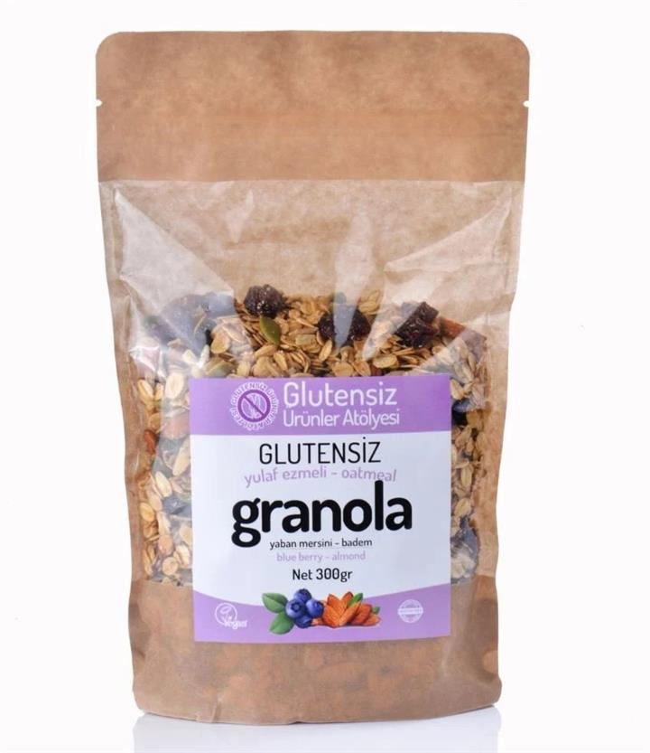 GÜA YULAF EZMELİ GRANOLA YABAN MERSİNİ BADEM 300 GR