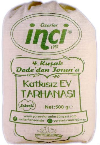 İNCİ TARHANA TOZ 500 GR (SEBZELİ)