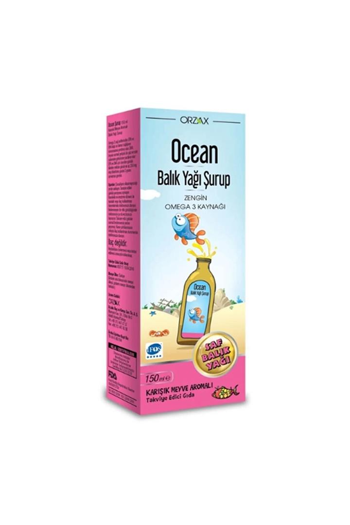 OCEAN BALIK YAĞI ŞURUBU KARIŞIK MEYVELI 150 ML