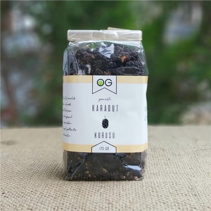 OG GÜNEŞTE KARADUT KURUSU 170 GR