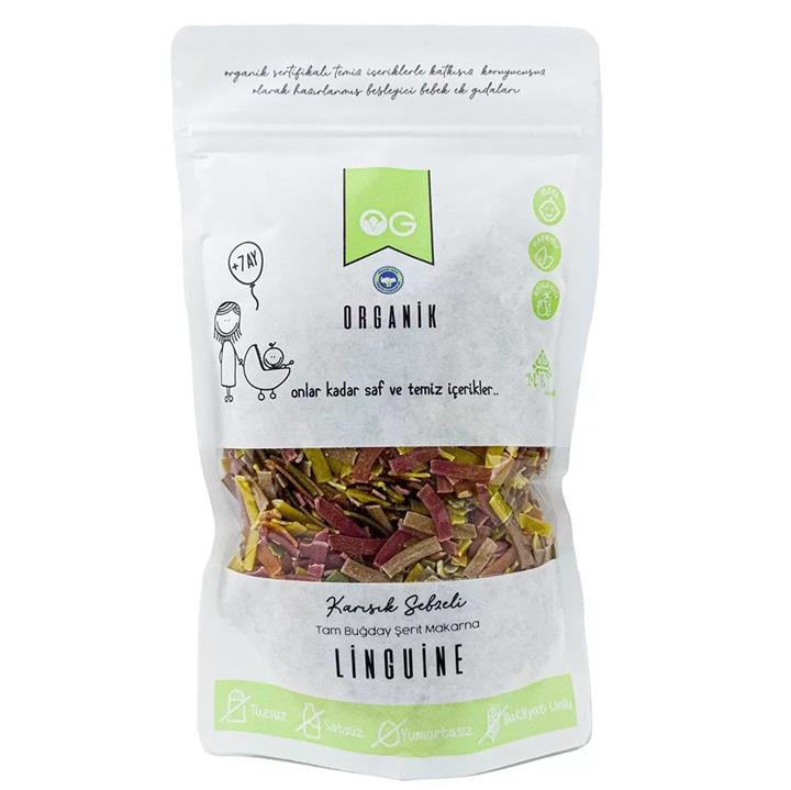 OG ORGANİK KARIŞIK SEBZELİ LİNGUİNE 200 GR