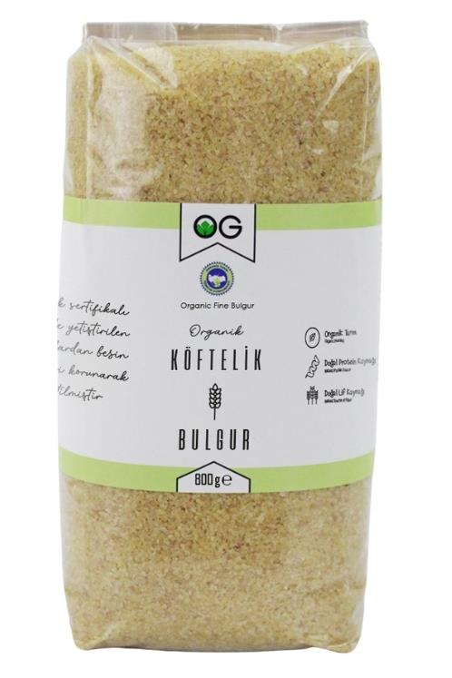 OG ORGANİK KÖFTELİK BULGUR 800 GR