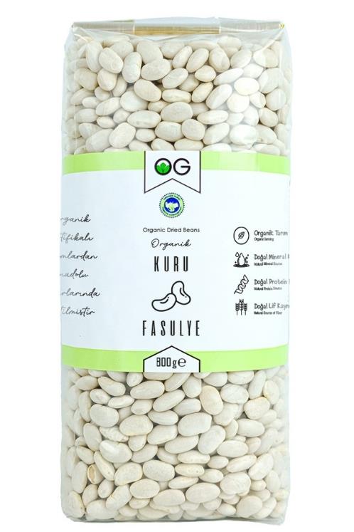 OG ORGANİK KURU FASULYE 800 GR