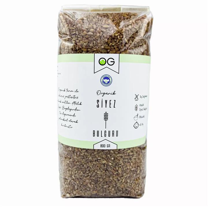 OG ORGANİK PİLAVLIK SİYEZ BULGURU 800 GR