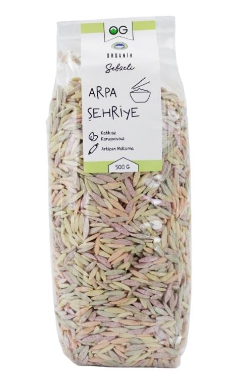 OG ORGANİK SEBZELİ ARTİZAN ARPA ŞEHRİYE 500 GR
