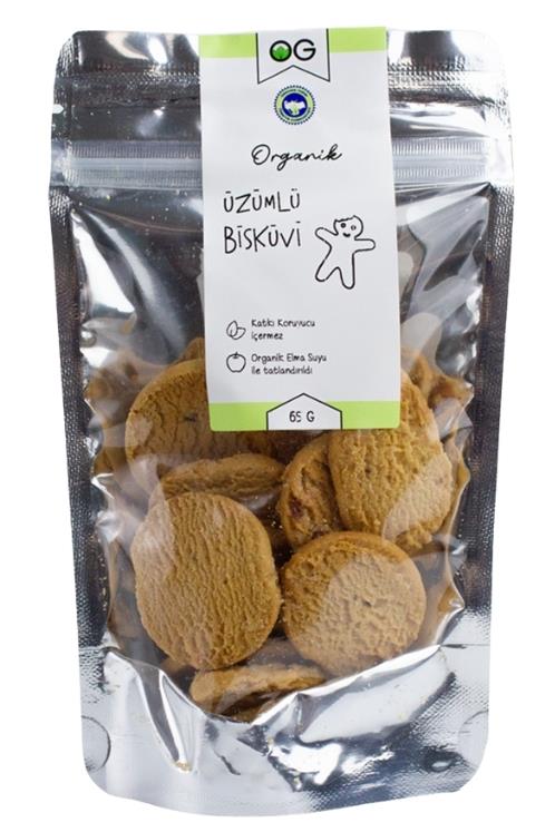 OG ORGANİK ÜZÜMLÜ BİSKÜVİ 65 GR