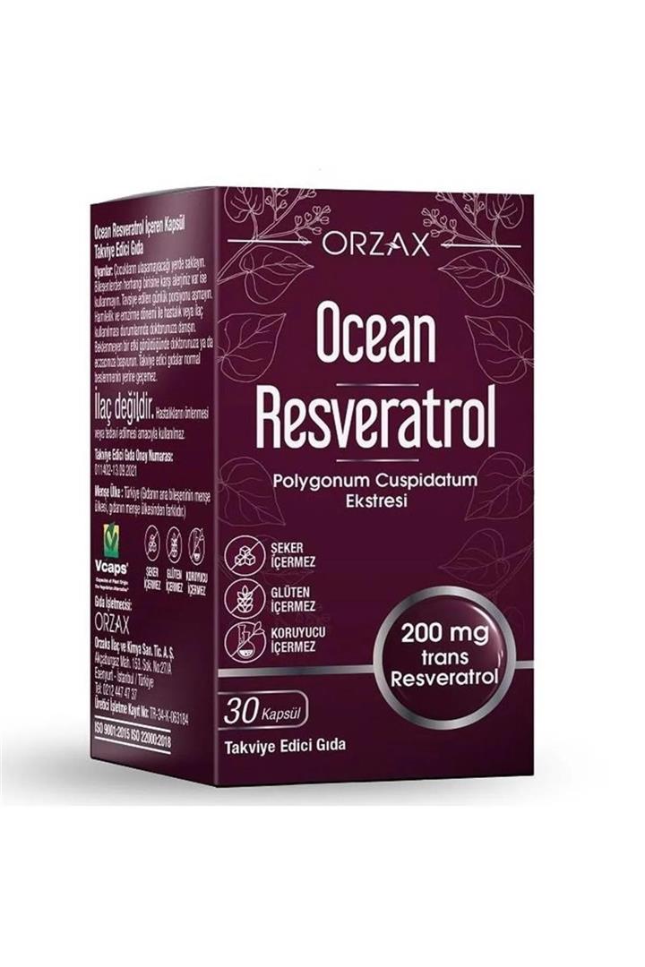 ORZAX OCEAN RESVERATROL 30 KAPSÜL