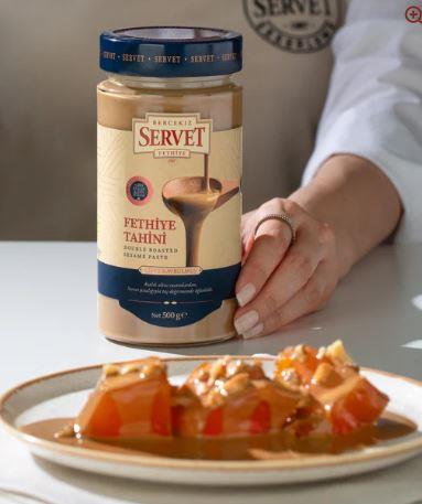 SERVET ÇİFTE KAVRULMUŞ FETHİYE TAHİNİ 500 GR