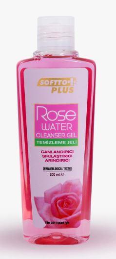 SOFTTO PLUS GÜL SUYU YÜZ TEMİZLEME JELİ 200 ML