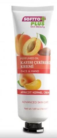 SOFTTO PLUS KAYISI ÇEKİRDEĞİ YAĞLI EL YÜZ KREMİ 50 ML