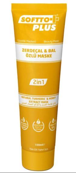 SOFTTO PLUS ZERDEÇAL BAL ÖZLÜ  MASKE  100 ML