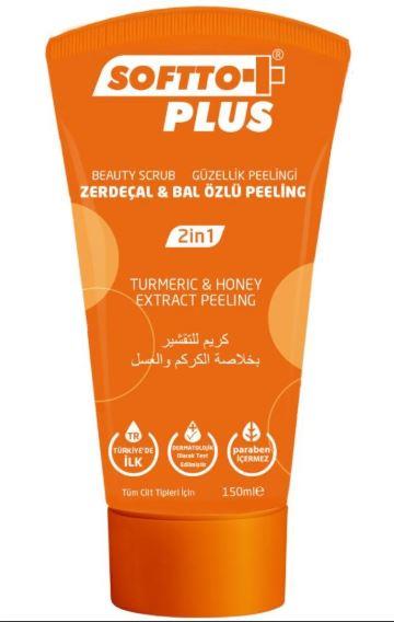 SOFTTO PLUS ZERDEÇAL BAL ÖZLÜ PEELİNG 150 ML
