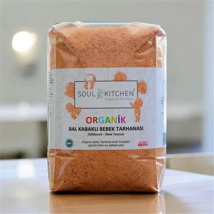 SOUL KITCHEN ORGANİK BAL KABAKLI BEBEK TARHANASI 500GR (GLÜTENSİZ)