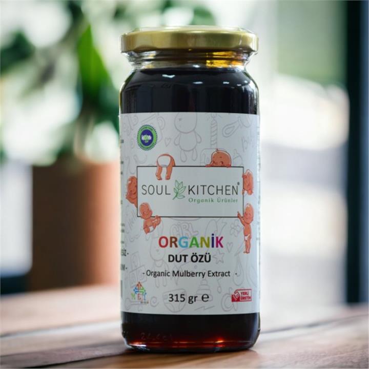 SOUL KITCHEN ORGANİK BEBEK DUT ÖZÜ 315GR (SOĞUK SIKIM)(ŞEKER İLAVESİZ)