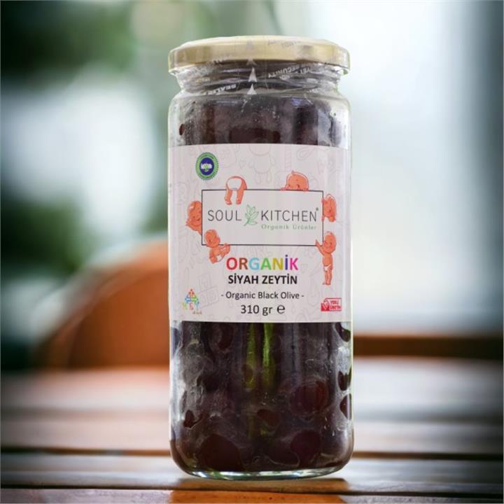 SOUL KITCHEN ORGANİK BEBEK SİYAH ZEYTİN 310GR
