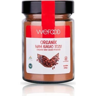 WEFOOD ORGANİK HAM KAKAO TOZU - 140 GR