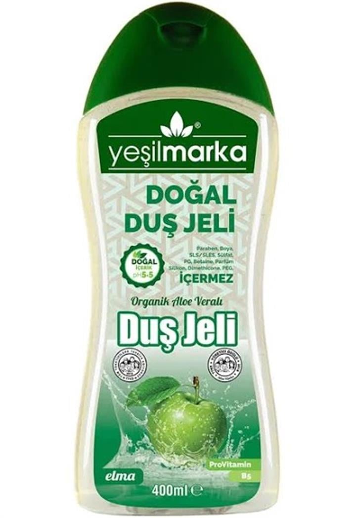 YEŞILMARKA DOĞAL DUŞ JELI 400 ML - ELMA