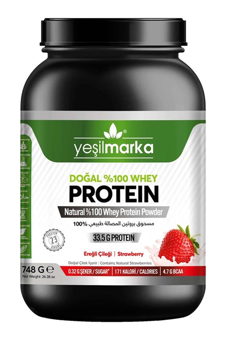 YEŞİLMARKA DOĞAL WHEY PROTEİN TOZU - EREĞLİ ÇİLEĞİ 748G