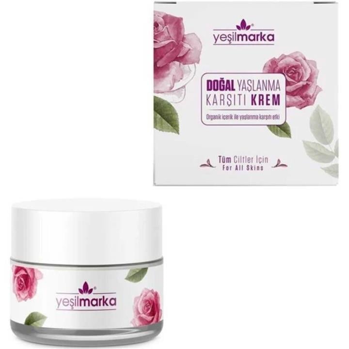 YEŞILMARKA DOĞAL YAŞLANMA KARŞITI KREM 50 GR