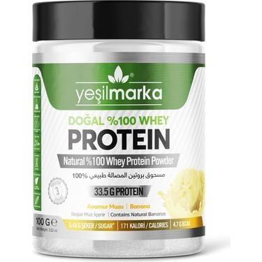 YEŞİLMARKA WHEY PROTEİN TOZU MUZ 100 GR