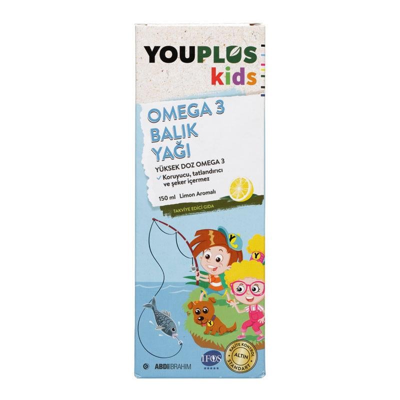 YOUPLUS KİDS OMEGA 3 ŞURUP 150 ML