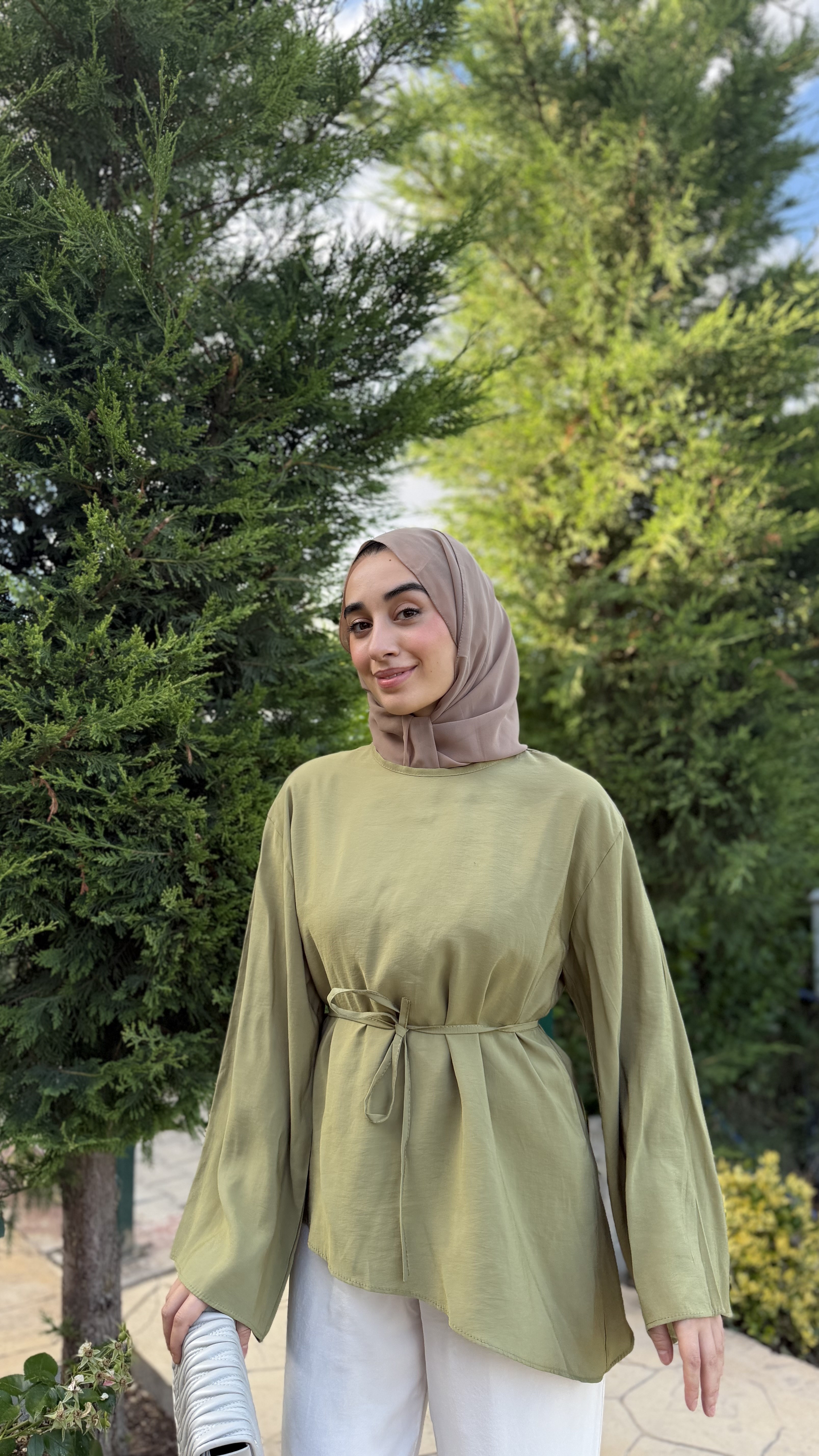 ÇAPRAZ BAĞLAMALI TUNİK 