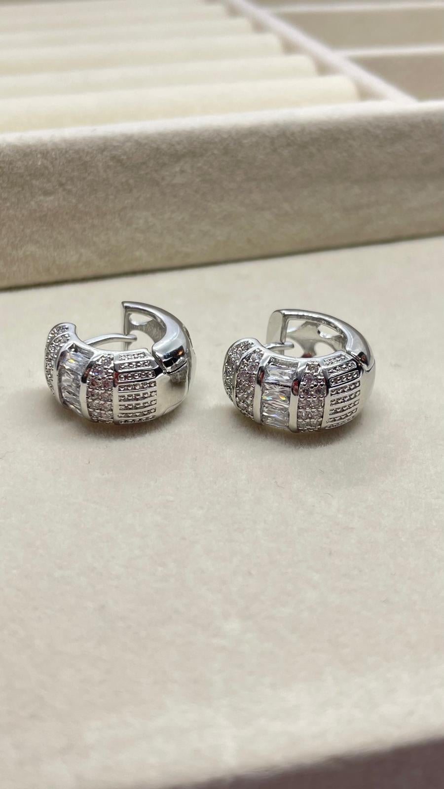 Diamond Halka Küpe