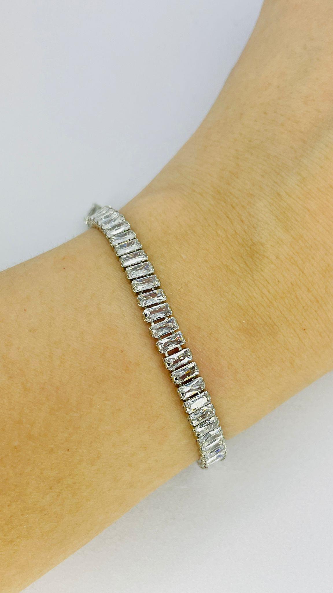 Baget Taşlı Bileklik (925)