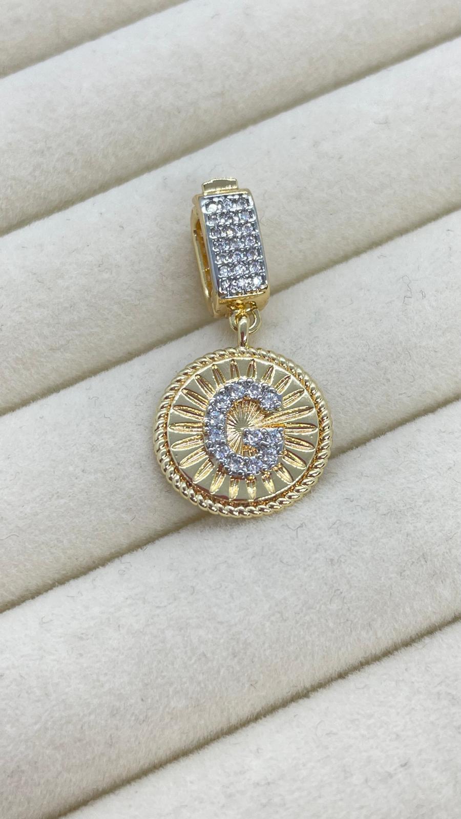 G Harfli Kolye Ve Bileklik Ucu Charm