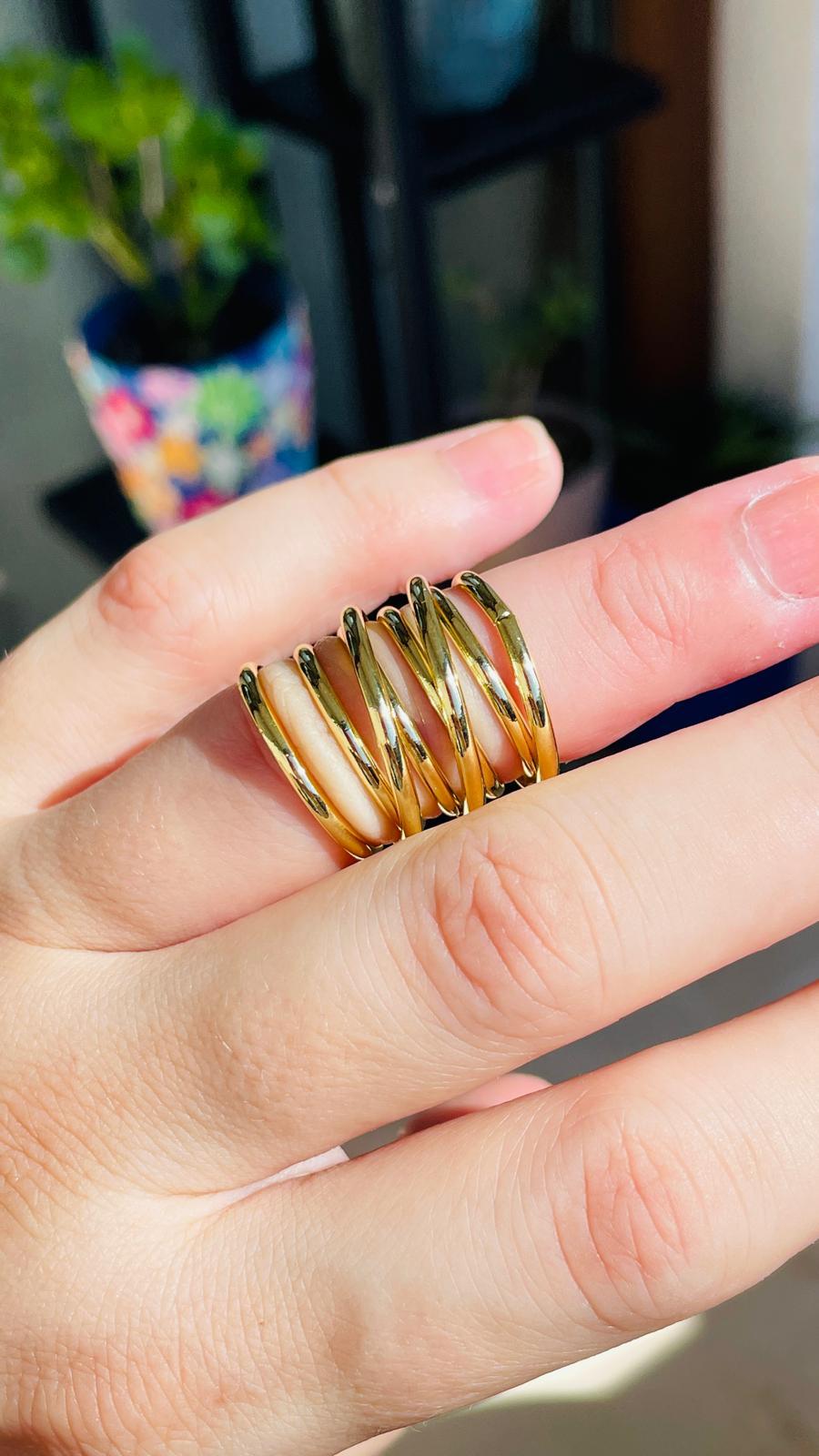 Sarmal Gold Numaralı Yüzük