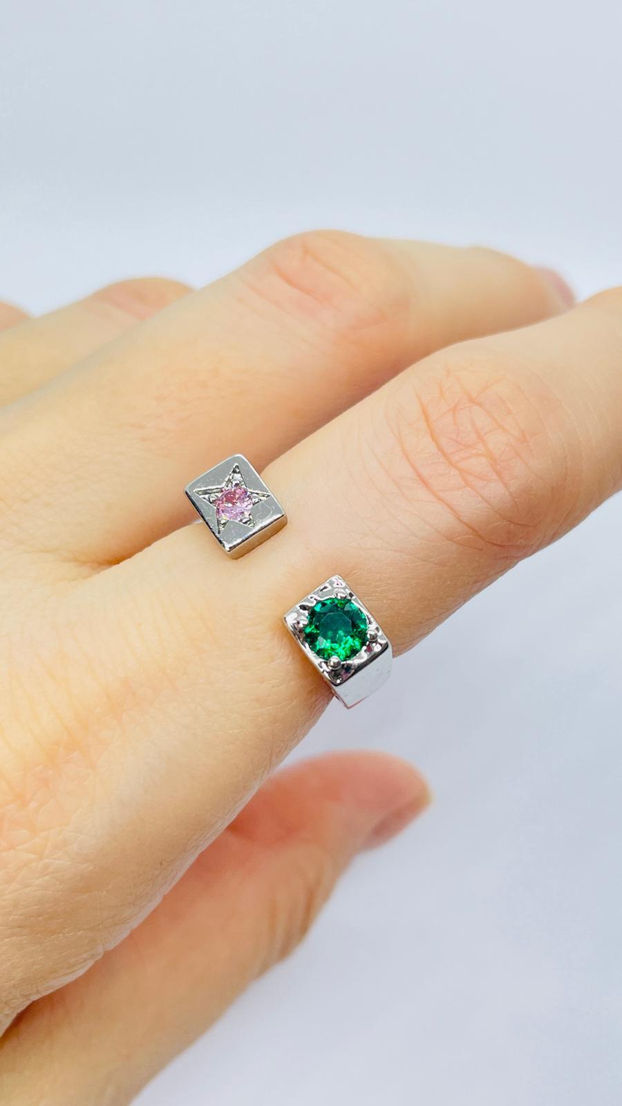 Yıldız Detaylı Ayarlanabilir Yüzük